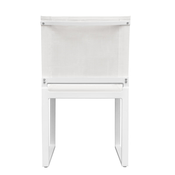 VIG Furniture Renava Kayak - Modern Outdoor White Dining Chair (Set of 2) VGGERH-AGEAN-CH-WHT-1