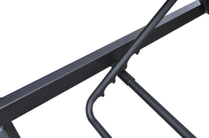 VIG Furniture Renava Kayak - Modern Charcoal Outdoor Chaise Lounge VGGEAGEAN-GRY