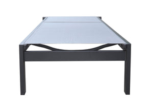 VIG Furniture Renava Kayak - Modern Charcoal Outdoor Chaise Lounge VGGEAGEAN-GRY