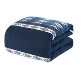 Safforn Navy Queen 20pc Comforter Set