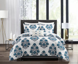 Chic Home Riley Comforter Set Blue Twin