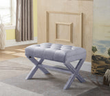 Keila Grey Ottoman