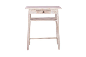 Porter Designs Granby Solid Acacia Wood Modern Desk White 10-190-05-1788