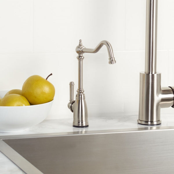 Safavieh Serene Single Handle Drinking Water Faucet With Brushed Nickel Brushed Nickel Brass 98%/Stainless Steel 1%/Plastic 1% KCF2567N