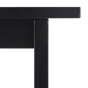 Bevin 2 Shelf Kitchen Cart Black Wood KCH1400A