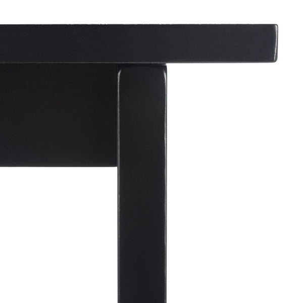 Bevin 2 Shelf Kitchen Cart Black Wood KCH1400A