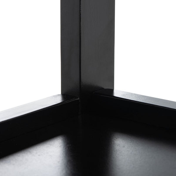 Bevin 2 Shelf Kitchen Cart Black Wood KCH1400A