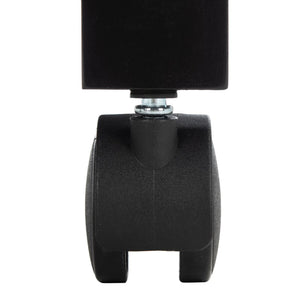 Bevin 2 Shelf Kitchen Cart Black Wood KCH1400A