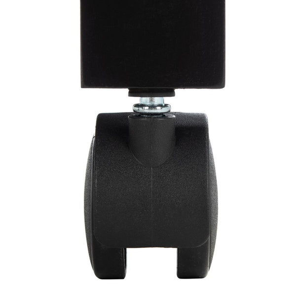 Bevin 2 Shelf Kitchen Cart Black Wood KCH1400A