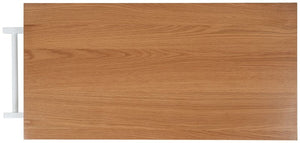 Cohyn 2 Drawer 2 Shelf Kitchen Cart Natural / White Wood KCH1401B