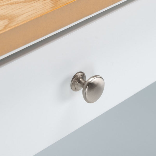 Daley 2 Drawer 2 Shelf Kitchen Cart Natural / White Wood KCH1402B