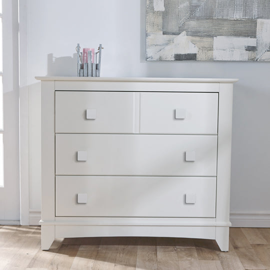 1303 3-Drawer Chest: Stylish Storage Solution with Classic Design & Mid-Century Charm for Any Room