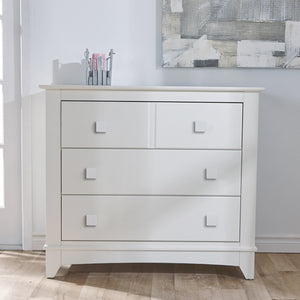 1303 3-Drawer Chest: Stylish Storage Solution with Classic Design & Mid-Century Charm for Any Room