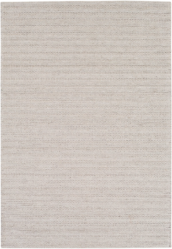 Kindred KDD-3001 Modern Viscose, NZ Wool Rug KDD3001-576 Light Gray 70% Viscose, 30% NZ Wool 5' x 7'6"