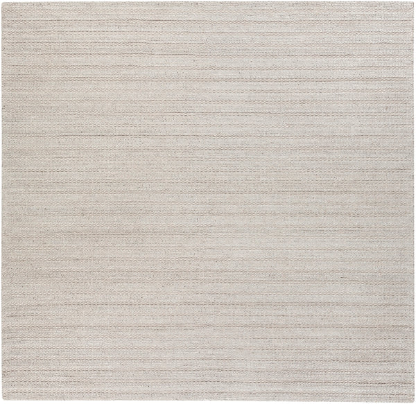 Kindred KDD-3001 Modern Viscose, NZ Wool Rug KDD3001-8SQ Light Gray 70% Viscose, 30% NZ Wool 8' Square