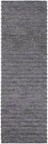 Kindred KDD-3002 Modern Viscose, NZ Wool Rug KDD3002-268 Charcoal 70% Viscose, 30% NZ Wool 2'6" x 8'