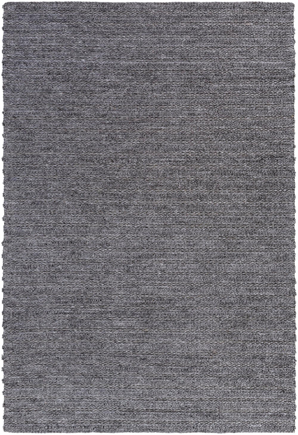 Kindred KDD-3002 Modern Viscose, NZ Wool Rug KDD3002-913 Charcoal 70% Viscose, 30% NZ Wool 9' x 13'