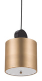 Zuo Modern Myson Steel Modern Commercial Grade Ceiling Lamp Gold, Black Steel