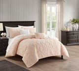 Leighton Blush Queen 9pc Comforter Set