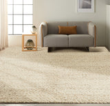 Nourison Calvin Klein Riverstone CK940 Contemporary Handmade Woven Indoor Area Rug Ivory 10' x 14' 99446755551