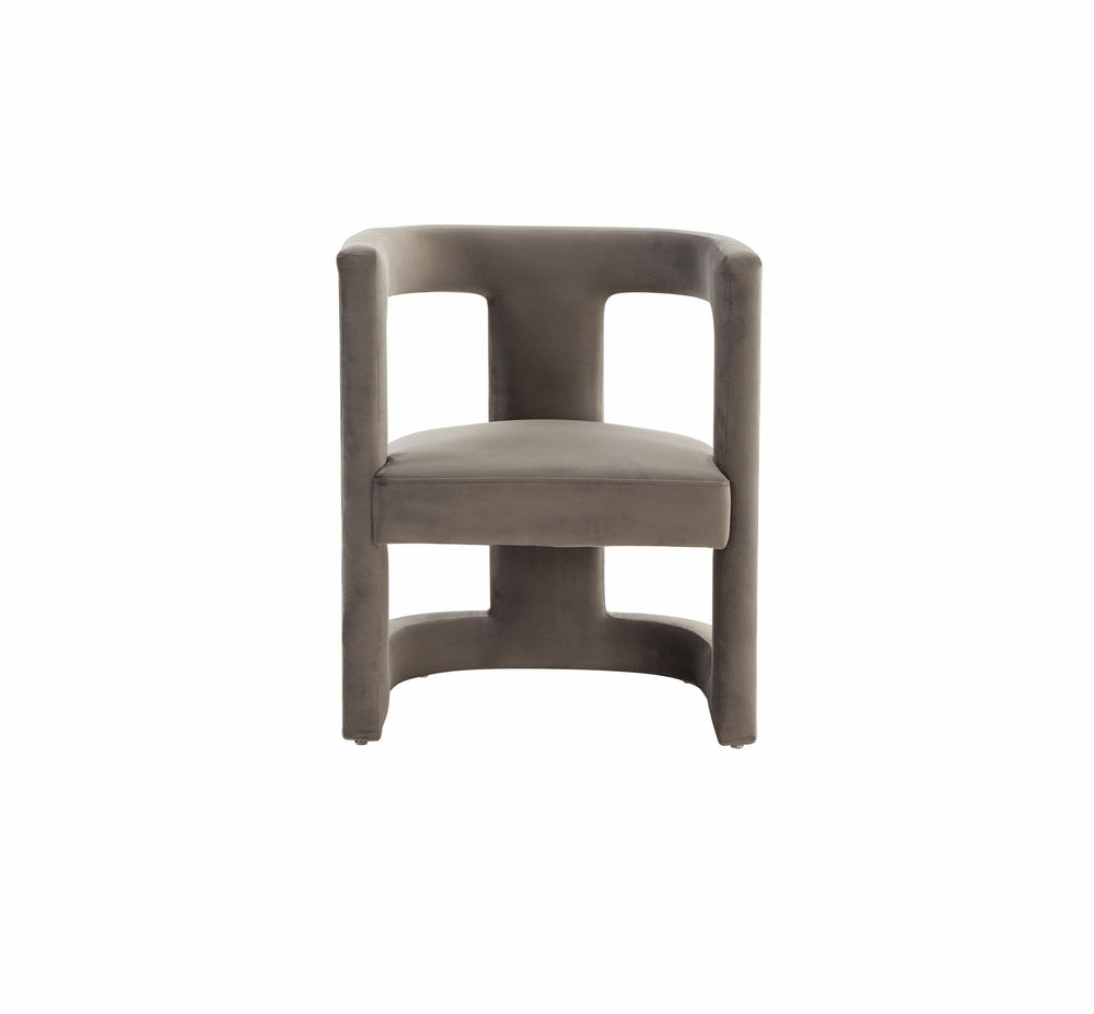 VIG Furniture Modrest Kendra - Modern Grey Fabric Accent Chair VGRHRHS-AC-231-GRAY