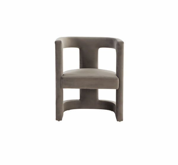 VIG Furniture Modrest Kendra - Modern Grey Fabric Accent Chair VGRHRHS-AC-231-GRAY