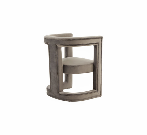 VIG Furniture Modrest Kendra - Modern Grey Fabric Accent Chair VGRHRHS-AC-231-GRAY