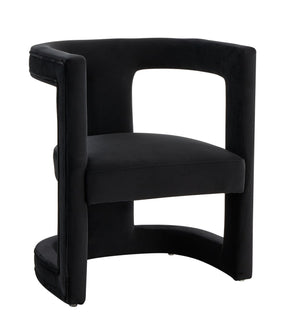 VIG Furniture Modrest Kendra - Modern Black Fabric Accent Chair VGRHRHS-AC-231-BLK