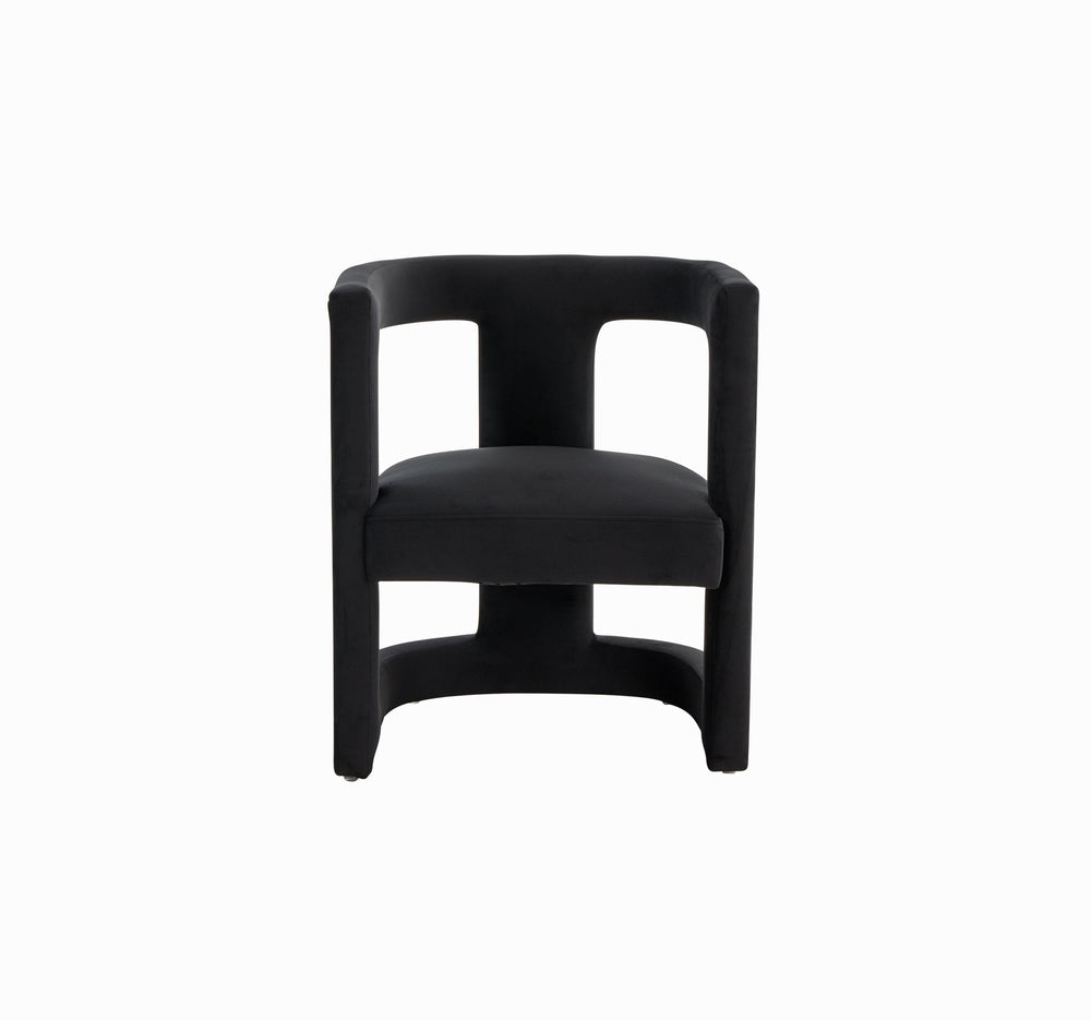 VIG Furniture Modrest Kendra - Modern Black Fabric Accent Chair VGRHRHS-AC-231-BLK