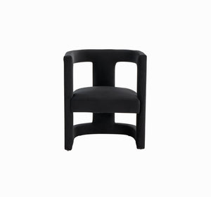 VIG Furniture Modrest Kendra - Modern Black Fabric Accent Chair VGRHRHS-AC-231-BLK