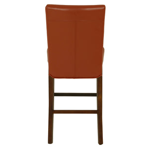 Milton Counter Stool - Elegant Bonded Leather Design with Sturdy Birch Frame and Contemporary Style