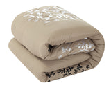 Cheila Taupe King 12pc Comforter