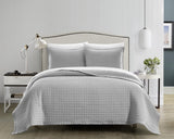 Xavier Grey King 3pc Quilt Set