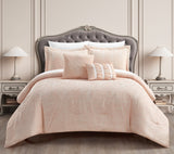 Hubli Blush Queen 5pc Comforter Set