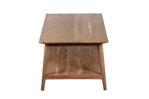 Porter Designs Portola Solid Acacia Wood Transitional Coffee Table Natural 05-108-02-5012