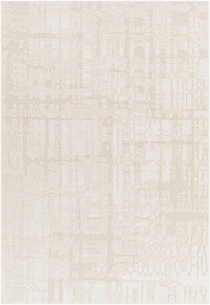 Kingston KGS-2301 Modern Viscose, Wool Rug KGS2301-9212 Cream, Beige 51% Viscose, 49% Wool 9'2" x 12'