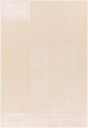 Kingston KGS-2311 Modern Viscose, Wool Rug KGS2311-9212 Cream, Beige 51% Viscose, 49% Wool 9'2" x 12'