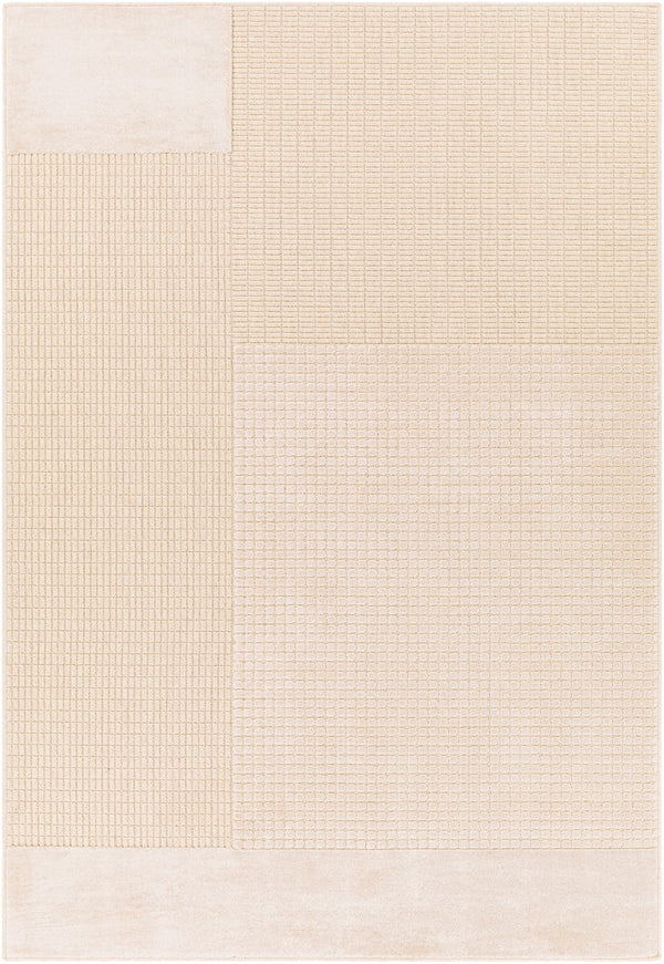 Kingston KGS-2311 Modern Viscose, Wool Rug KGS2311-9212 Cream, Beige 51% Viscose, 49% Wool 9'2" x 12'