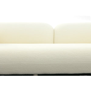 VIG Furniture Modrest - Khan Modern 4-Seater Off White Fabric Sofa VGOD-ZW-22022-S