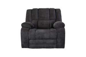 Porter Designs Knox Microfiber Transitional Recliner Gray 03-201C-05-5213