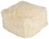 Kharaa KHPF-005 Modern Acrylic, Polyester, Polyester/Polyfill, Cotton Pouf