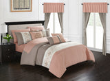 Emily Coral Queen 20pc Comforter Set