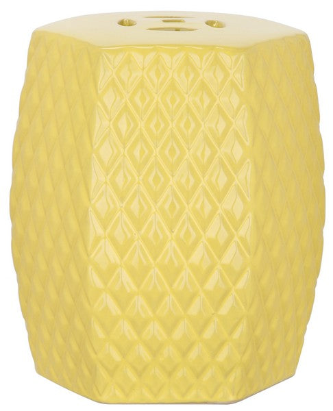 Yellow Diamonds Kids Garden Stool