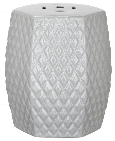 Grey Diamonds Kids Garden Stool