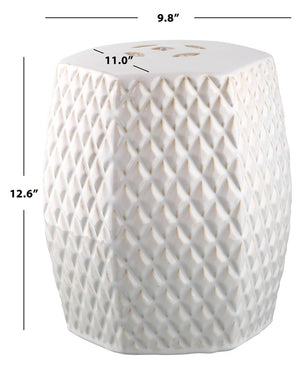 Cream Diamonds Kids Garden Stool