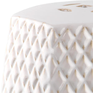 Cream Diamonds Kids Garden Stool