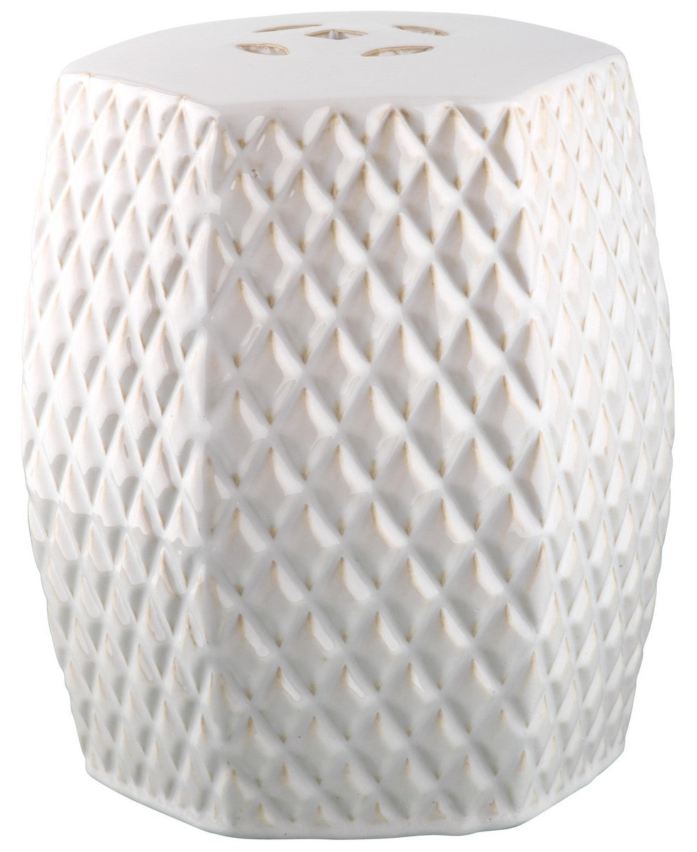 Cream Diamonds Kids Garden Stool