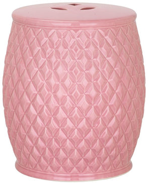 Pink Harlequin Kids Garden Stool