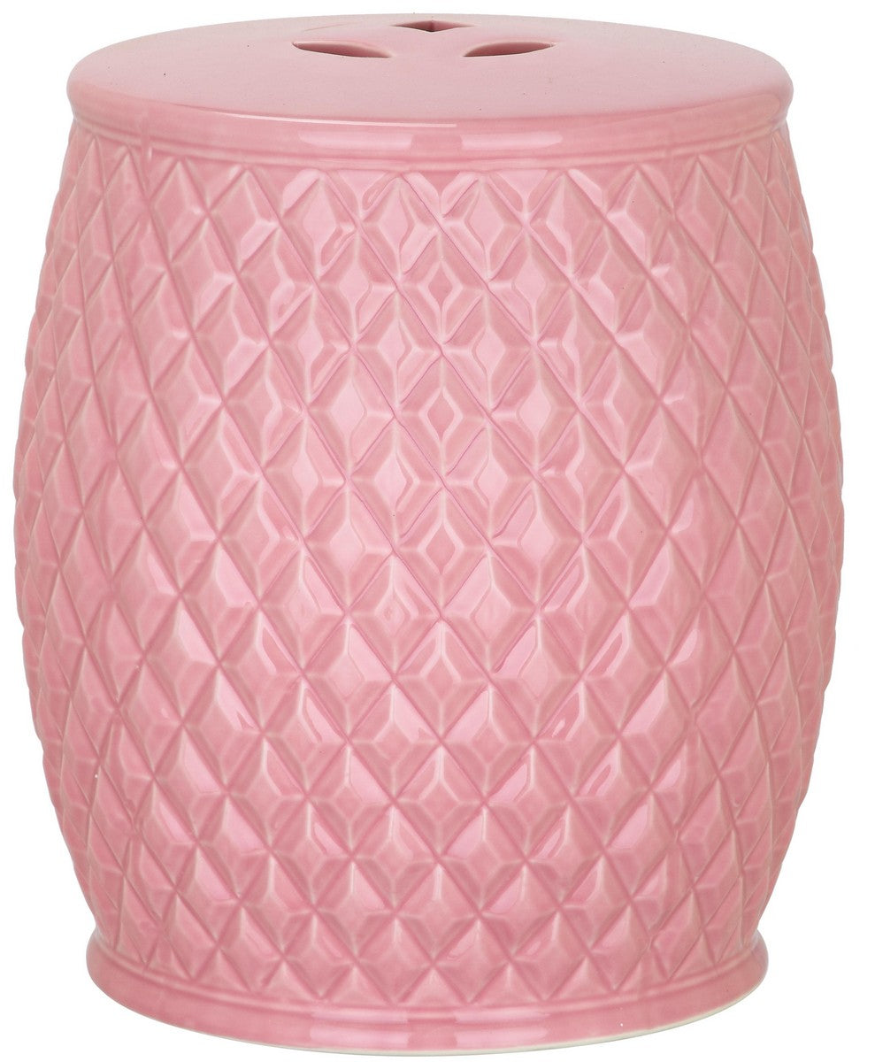 Pink Harlequin Kids Garden Stool