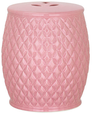 Pink Harlequin Kids Garden Stool